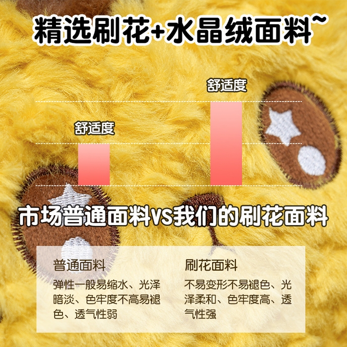 91家纺网 家纺一手货源 找家纺 仟亿莱 2026新款布丁猫刷花抱枕被 组合图仅供展示不可下单