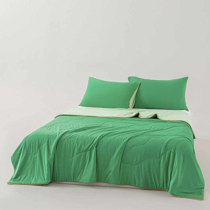 91家纺网 家纺一手货源 找家纺 （总）迪梵家纺 2026新款锦氨凉感黑科技（160克面料）凉感丝夏被冰淇淋夏凉被空调被-风格一