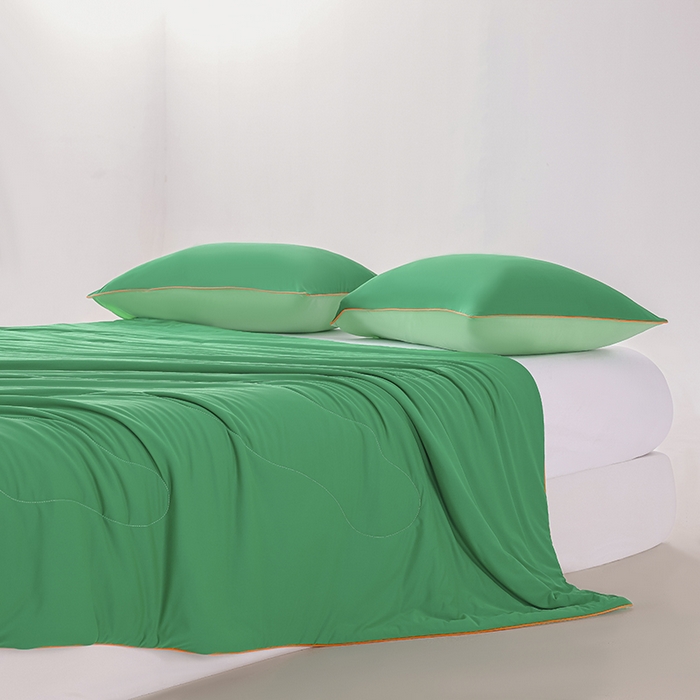 91家纺网 家纺一手货源 找家纺 迪梵家纺 2026新款锦氨凉感黑科技（160克面料）凉感丝夏被冰淇淋夏凉被空调被-风格一 西瓜啵啵