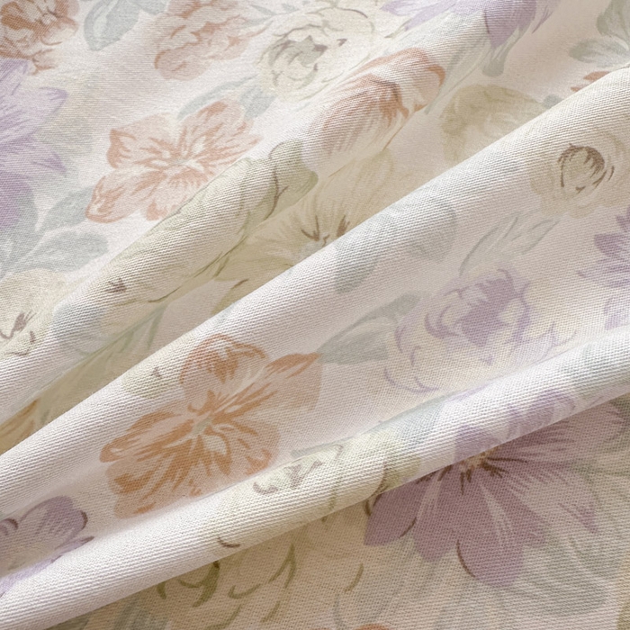 91家纺网 家纺一手货源 找家纺 绵庭家纺 2026新款12868全棉纯棉印花系列被套单件单品被套单被套-第一批 花园漫序