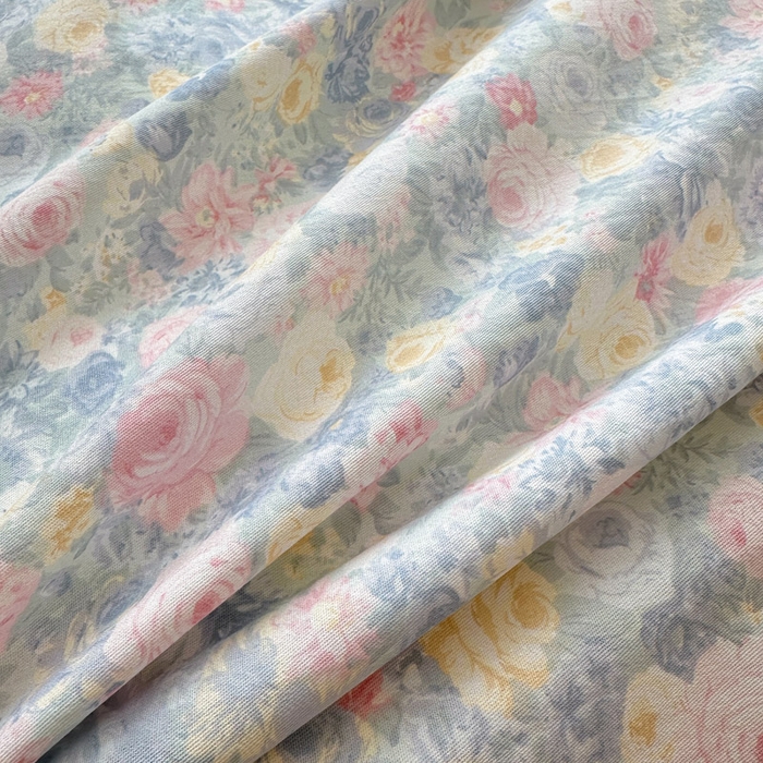 91家纺网 家纺一手货源 找家纺 绵庭家纺 2026新款12868全棉纯棉印花系列被套单件单品被套单被套-第一批 岚花绪-灰