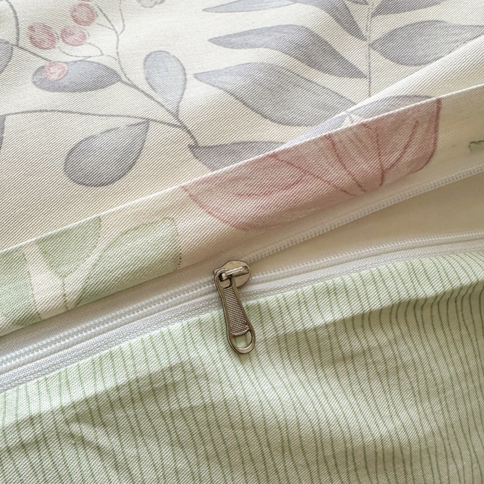 91家纺网 家纺一手货源 找家纺 绵庭家纺 2026新款12868全棉纯棉印花系列被套单件单品被套单被套-第一批 青岚叶语-紫