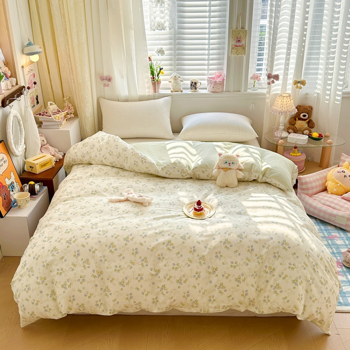 绵庭家纺 2026新款12868全棉纯棉印花系列被套单件单品被套单被套-第一批 青岚语