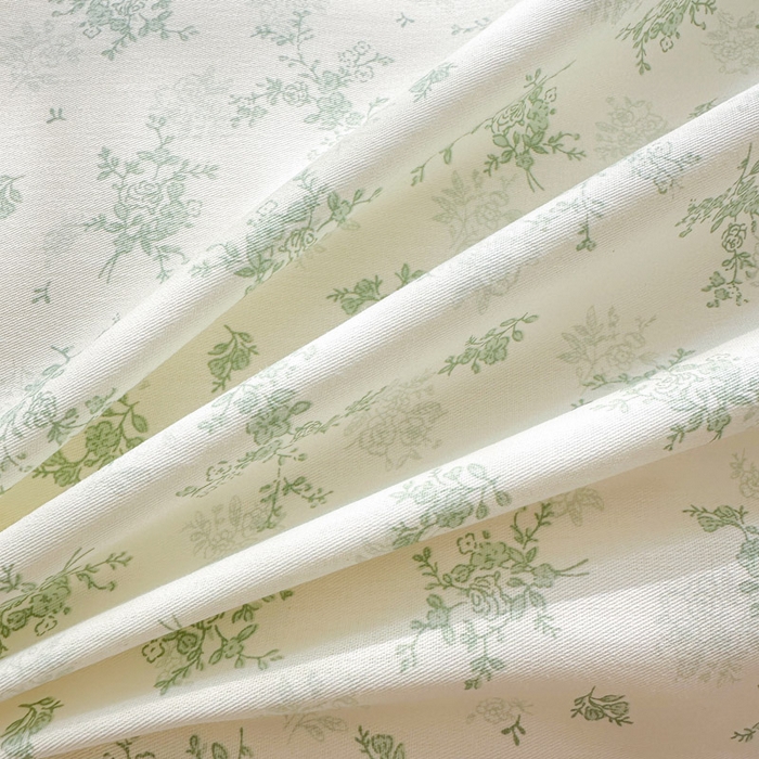 91家纺网 家纺一手货源 找家纺 绵庭家纺 2026新款12868全棉纯棉印花系列被套单件单品被套单被套-第一批 清清文絮-绿