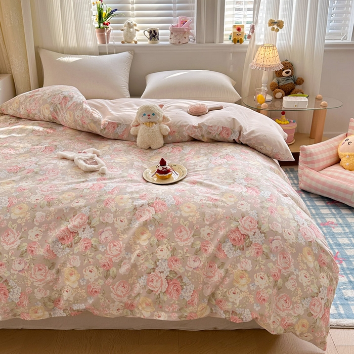 91家纺网 家纺一手货源 找家纺 绵庭家纺 2026新款12868全棉纯棉印花系列被套单件单品被套单被套-第一批 柔瓣梦