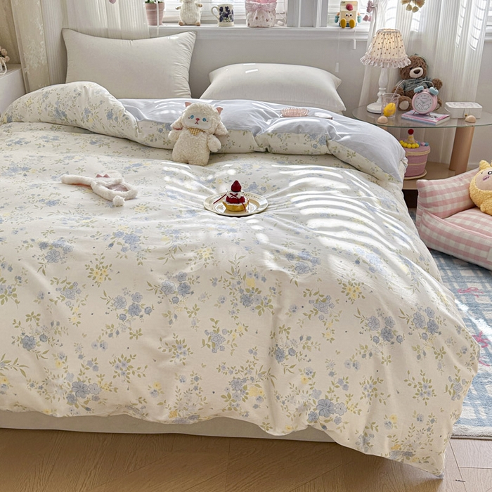 91家纺网 家纺一手货源 找家纺 绵庭家纺 2026新款12868全棉纯棉印花系列被套单件单品被套单被套-第一批 苏林-米黄