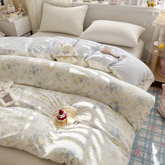 91家纺网 家纺一手货源 找家纺 绵庭家纺 2026新款12868全棉纯棉印花系列被套单件单品被套单被套-第一批 苏林-米黄