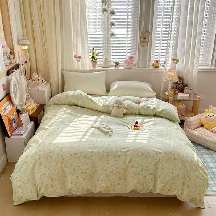 绵庭家纺 2026新款12868全棉纯棉印花系列被套单件单品被套单被套-第一批 徐徐花开