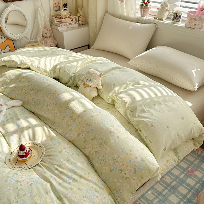 91家纺网 家纺一手货源 找家纺 绵庭家纺 2026新款12868全棉纯棉印花系列被套单件单品被套单被套-第一批 徐徐花开