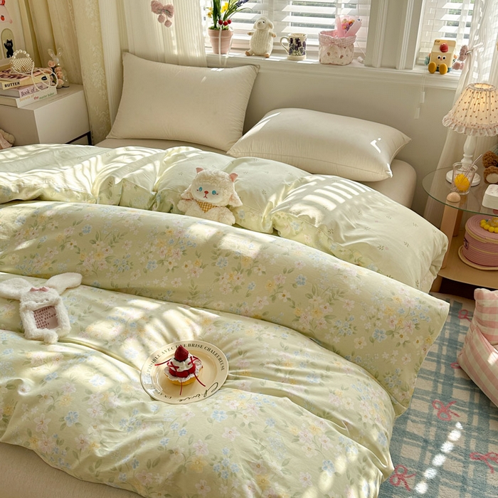 91家纺网 家纺一手货源 找家纺 绵庭家纺 2026新款12868全棉纯棉印花系列被套单件单品被套单被套-第一批 徐徐花开