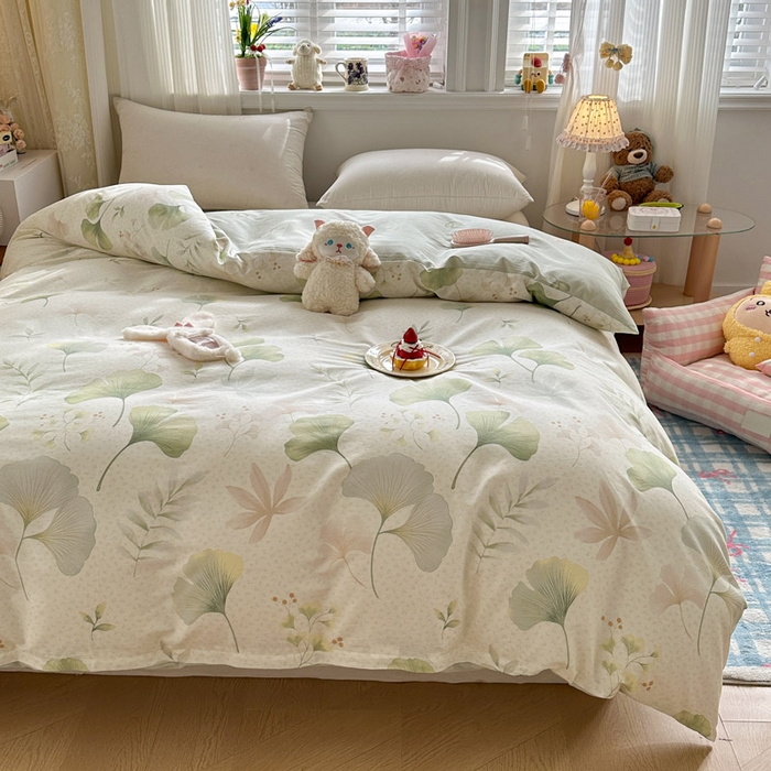 91家纺网 家纺一手货源 找家纺 绵庭家纺 2026新款12868全棉纯棉印花系列被套单件单品被套单被套-第一批 银杏疏影