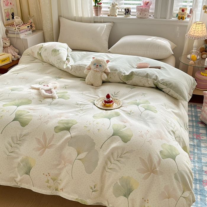 91家纺网 家纺一手货源 找家纺 绵庭家纺 2026新款12868全棉纯棉印花系列被套单件单品被套单被套-第一批 银杏疏影