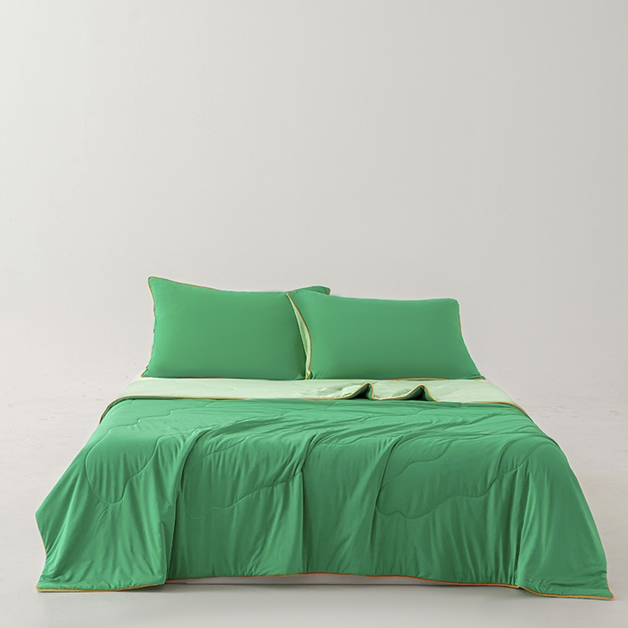 91家纺网 家纺一手货源 找家纺 迪梵家纺 2026新款锦氨凉感黑科技（160克面料）凉感丝夏被冰淇淋夏凉被空调被-风格三 西瓜啵啵