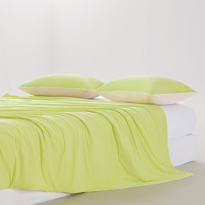 91家纺网 家纺一手货源 找家纺 迪梵家纺 2026新款锦氨凉感黑科技（160克面料）凉感丝夏被冰淇淋夏凉被空调被-风格三 明青玉