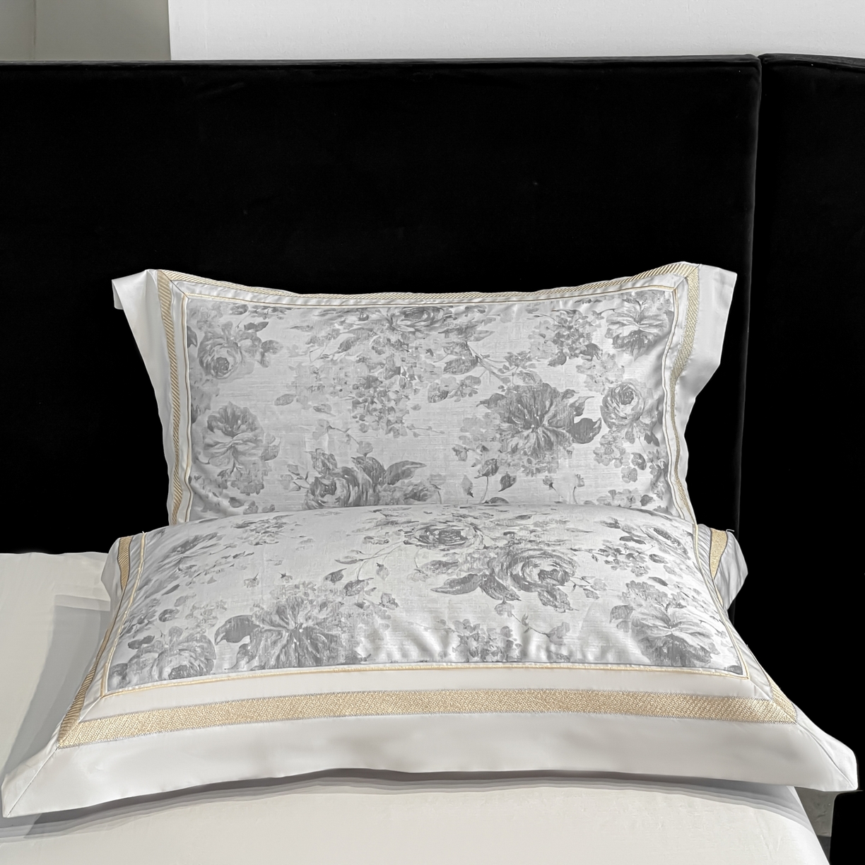 91家纺网 家纺一手货源 找家纺 博纳家纺 2026新款天丝棉色织提花四件套 繁华雨露