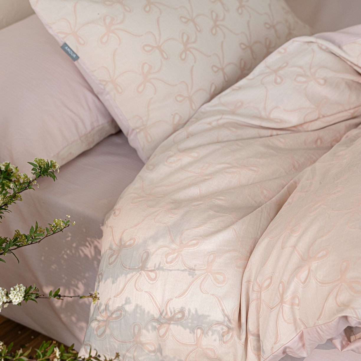 91家纺网 家纺一手货源 找家纺 （总）时光里 2026新款全棉纯棉60支色织水洗提花四件套