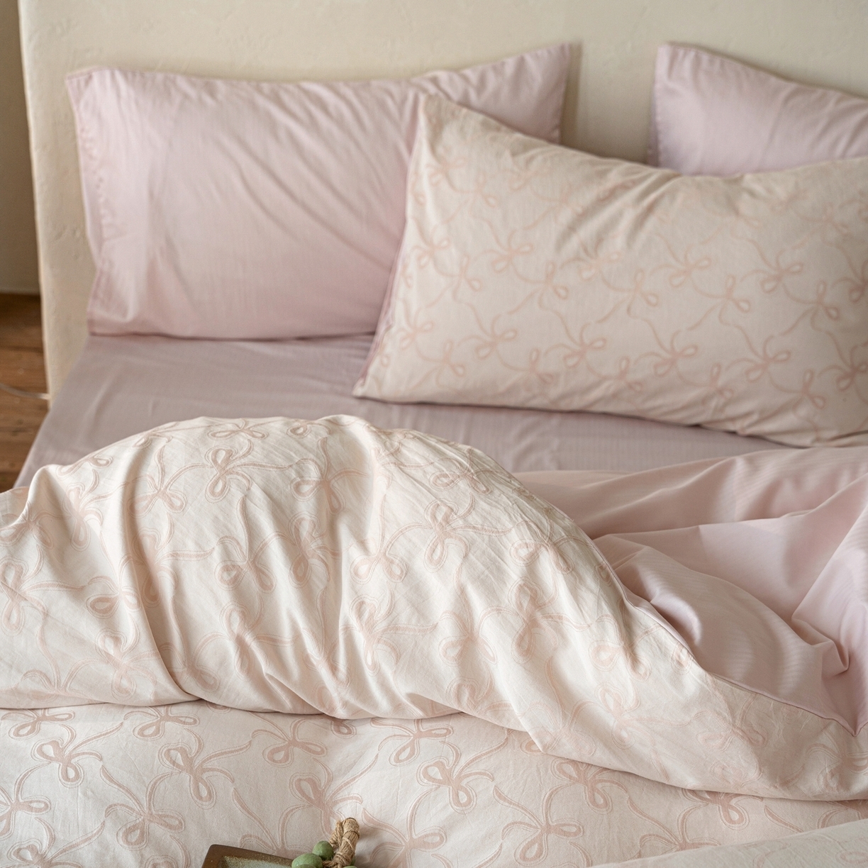 91家纺网 家纺一手货源 找家纺 （总）时光里 2026新款全棉纯棉60支色织水洗提花四件套