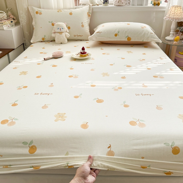 91家纺网 家纺一手货源 找家纺 绵庭家纺 2026新款12868全棉纯棉印花系列床笠单件单品床笠单床笠-第一批 欢乐碰碰熊