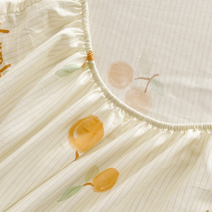 91家纺网 家纺一手货源 找家纺 绵庭家纺 2026新款12868全棉纯棉印花系列床笠单件单品床笠单床笠-第一批 欢乐碰碰熊