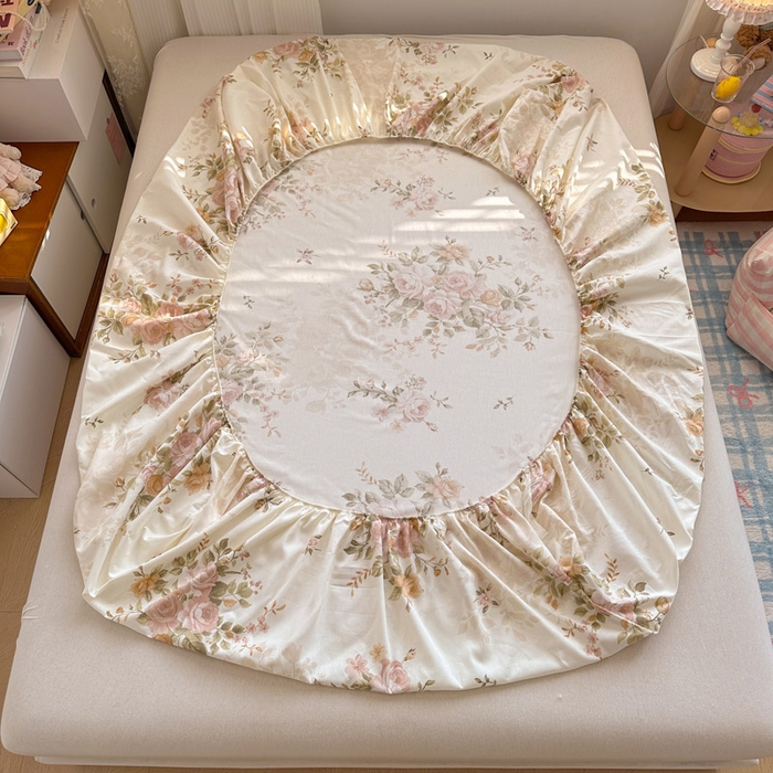 91家纺网 家纺一手货源 找家纺 绵庭家纺 2026新款12868全棉纯棉印花系列床笠单件单品床笠单床笠-第一批 曼朵-咖