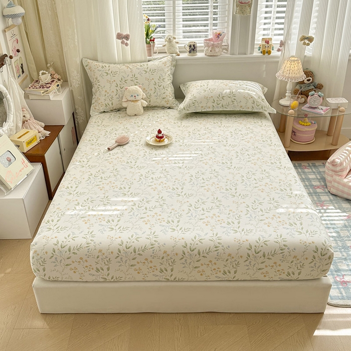 91家纺网 家纺一手货源 找家纺 绵庭家纺 2026新款12868全棉纯棉印花系列床笠单件单品床笠单床笠-第一批 沐樱