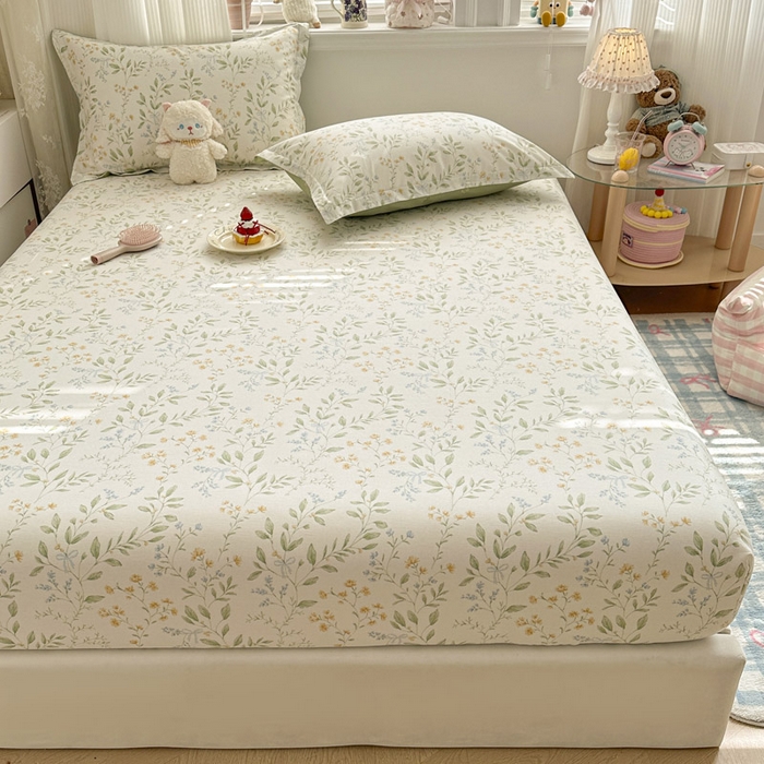 91家纺网 家纺一手货源 找家纺 绵庭家纺 2026新款12868全棉纯棉印花系列床笠单件单品床笠单床笠-第一批 沐樱