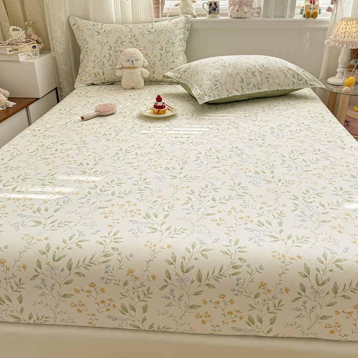 91家纺网 家纺一手货源 找家纺 绵庭家纺 2026新款12868全棉纯棉印花系列床笠单件单品床笠单床笠-第一批 沐樱