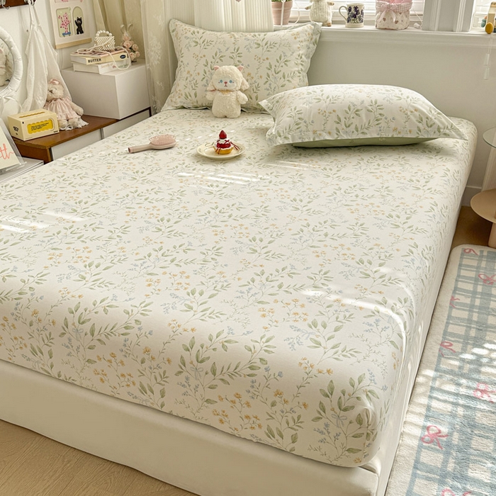 91家纺网 家纺一手货源 找家纺 绵庭家纺 2026新款12868全棉纯棉印花系列床笠单件单品床笠单床笠-第一批 沐樱