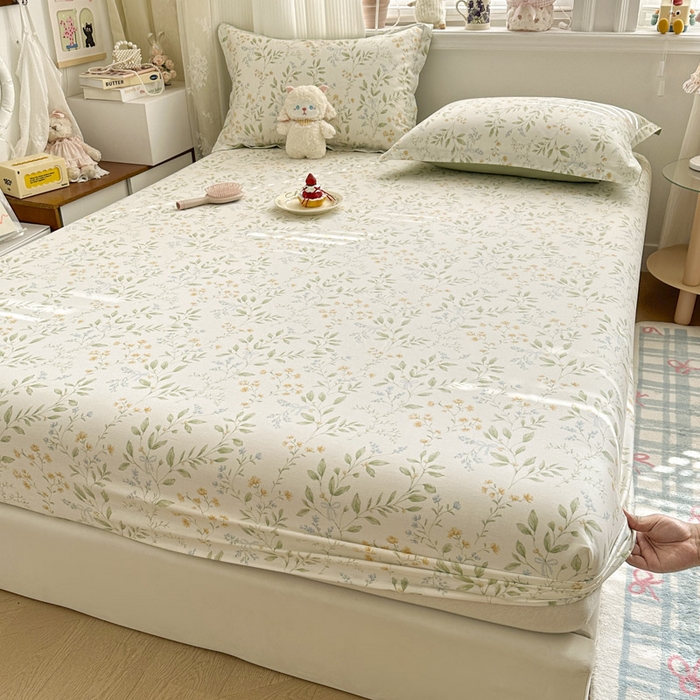 91家纺网 家纺一手货源 找家纺 绵庭家纺 2026新款12868全棉纯棉印花系列床笠单件单品床笠单床笠-第一批 沐樱