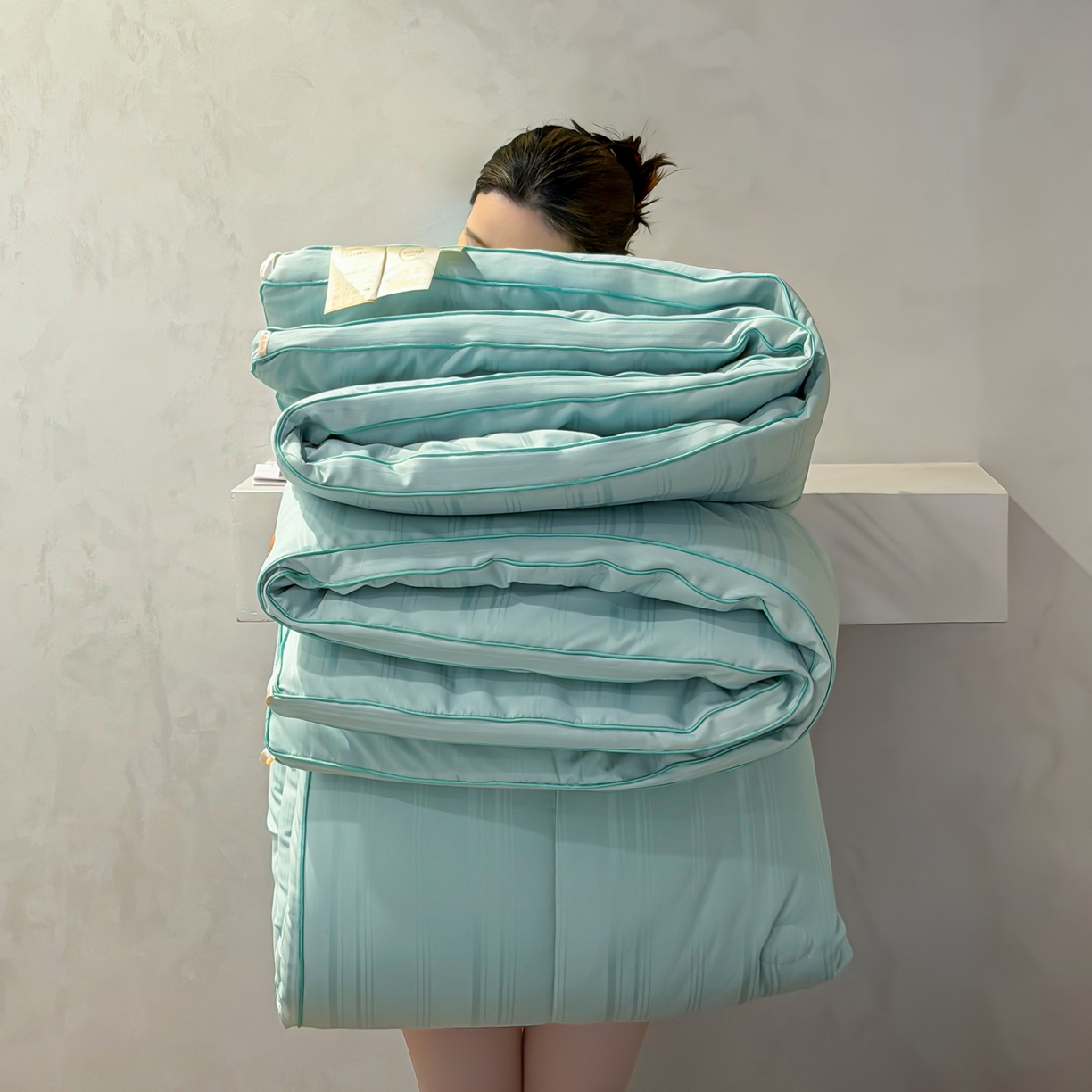 91家纺网 家纺一手货源 找家纺 （总）六合家纺 2026新款贡缎提花锻条立体大豆被春秋被四季被冬被被子被芯