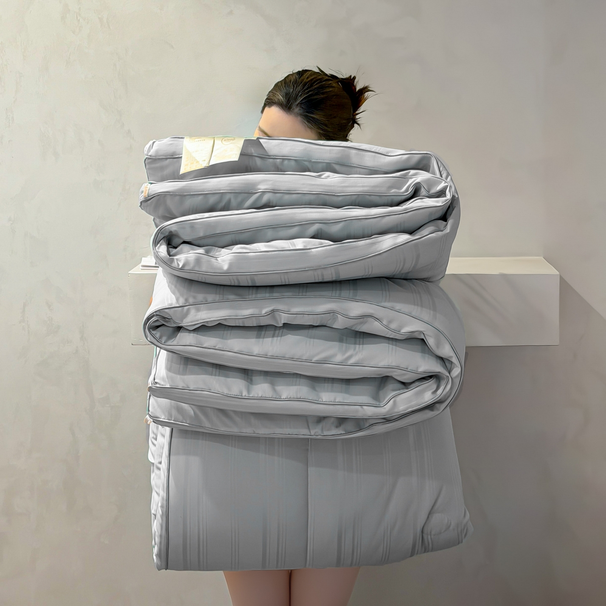 91家纺网 家纺一手货源 找家纺 （总）六合家纺 2026新款贡缎提花锻条立体大豆被春秋被四季被冬被被子被芯