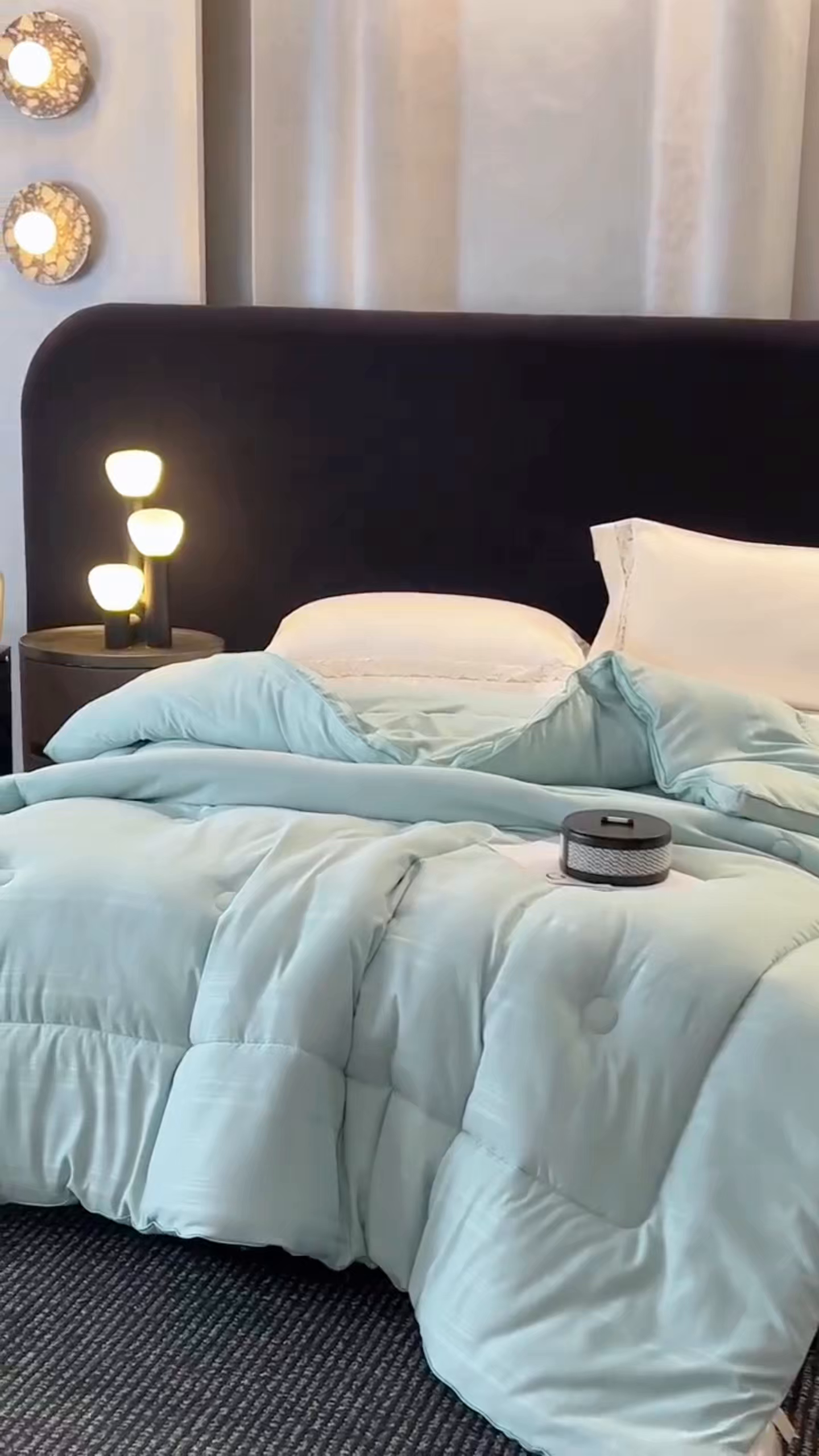 91家纺网 家纺一手货源 找家纺 六合家纺 2026新款贡缎提花锻条立体大豆被春秋被四季被冬被被子被芯 绿色