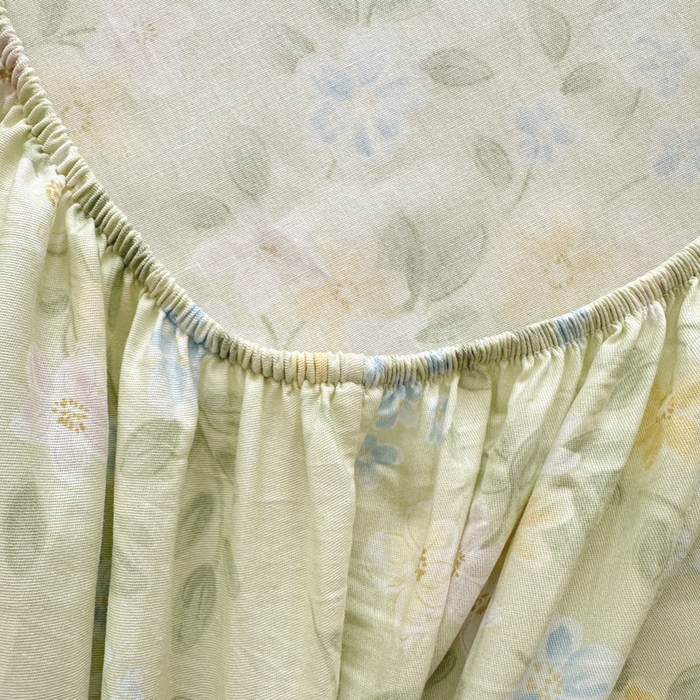 91家纺网 家纺一手货源 找家纺 绵庭家纺 2026新款12868全棉纯棉印花系列床笠单件单品床笠单床笠-第一批 徐徐花开