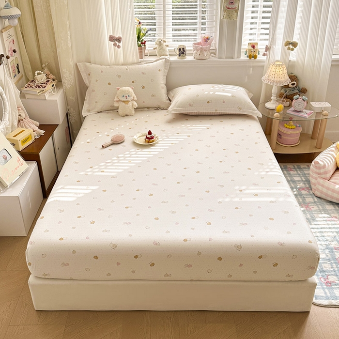 91家纺网 家纺一手货源 找家纺 绵庭家纺 2026新款12868全棉纯棉印花系列床笠单件单品床笠单床笠-第一批 园可可