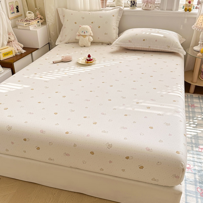 91家纺网 家纺一手货源 找家纺 绵庭家纺 2026新款12868全棉纯棉印花系列床笠单件单品床笠单床笠-第一批 园可可