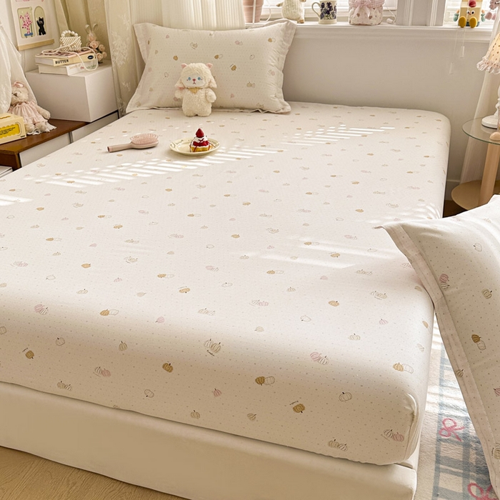 91家纺网 家纺一手货源 找家纺 绵庭家纺 2026新款12868全棉纯棉印花系列床笠单件单品床笠单床笠-第一批 园可可