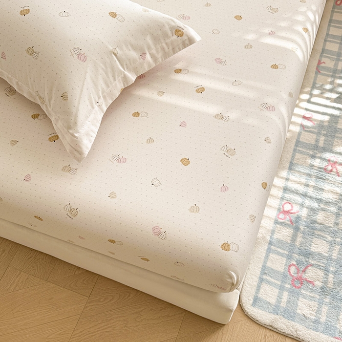 91家纺网 家纺一手货源 找家纺 绵庭家纺 2026新款12868全棉纯棉印花系列床笠单件单品床笠单床笠-第一批 园可可