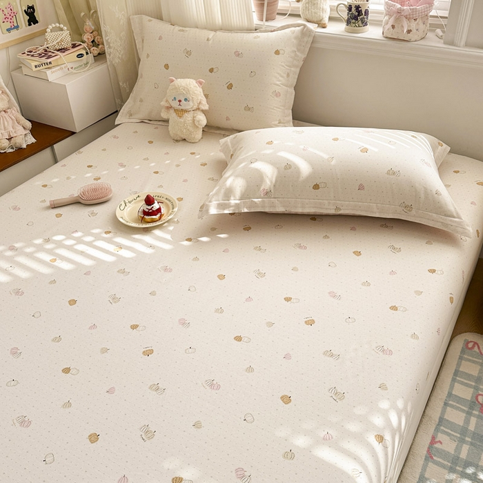 91家纺网 家纺一手货源 找家纺 绵庭家纺 2026新款12868全棉纯棉印花系列床笠单件单品床笠单床笠-第一批 园可可