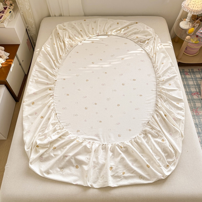 91家纺网 家纺一手货源 找家纺 绵庭家纺 2026新款12868全棉纯棉印花系列床笠单件单品床笠单床笠-第一批 园可可