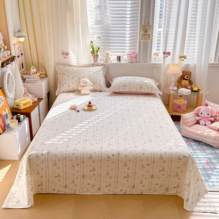 91家纺网 家纺一手货源 找家纺 （总）绵庭家纺 2026新款12868全棉纯棉印花系列床单单件单品床单单床单-第一批