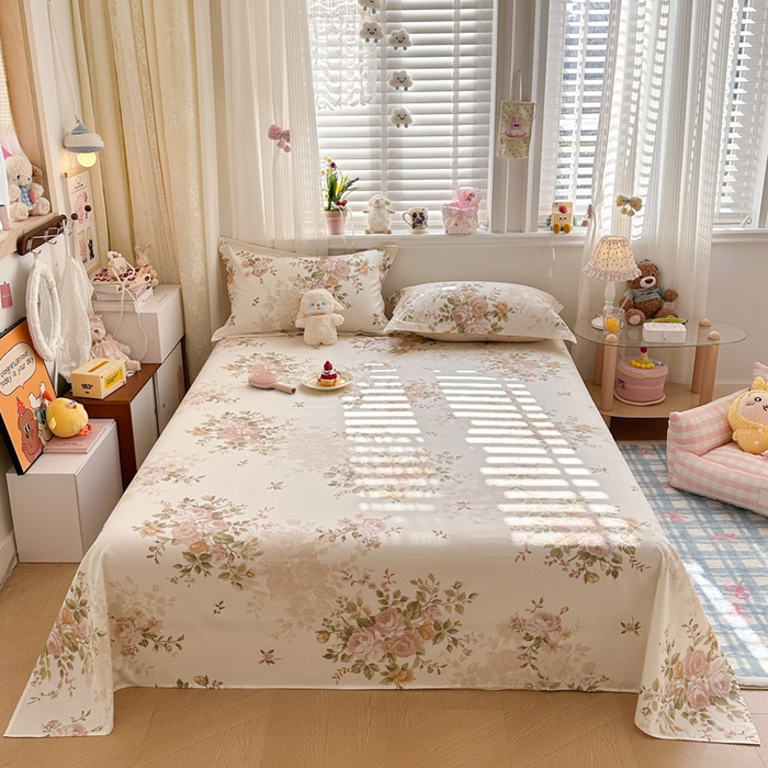 91家纺网 家纺一手货源 找家纺 （总）绵庭家纺 2026新款12868全棉纯棉印花系列床单单件单品床单单床单-第一批