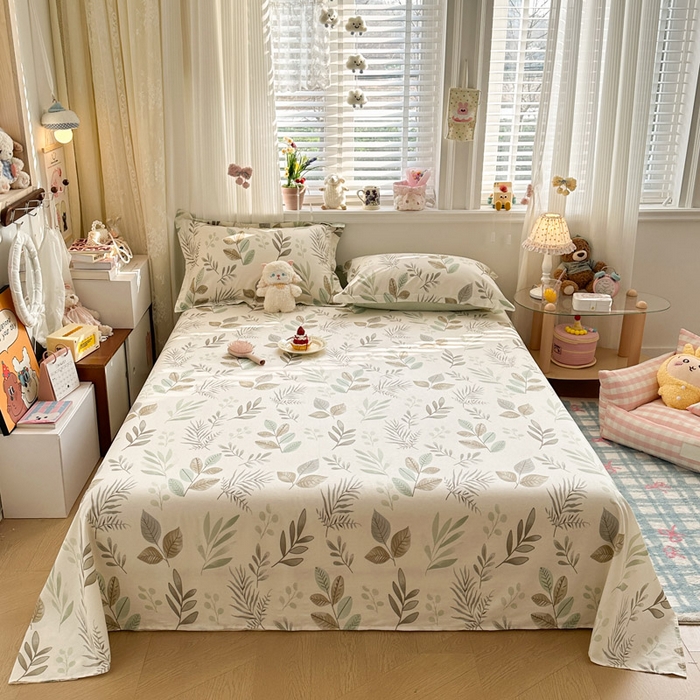 91家纺网 家纺一手货源 找家纺 （总）绵庭家纺 2026新款12868全棉纯棉印花系列床单单件单品床单单床单-第一批