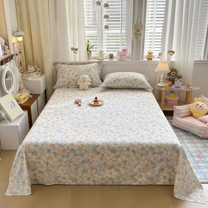 91家纺网 家纺一手货源 找家纺 （总）绵庭家纺 2026新款12868全棉纯棉印花系列床单单件单品床单单床单-第一批