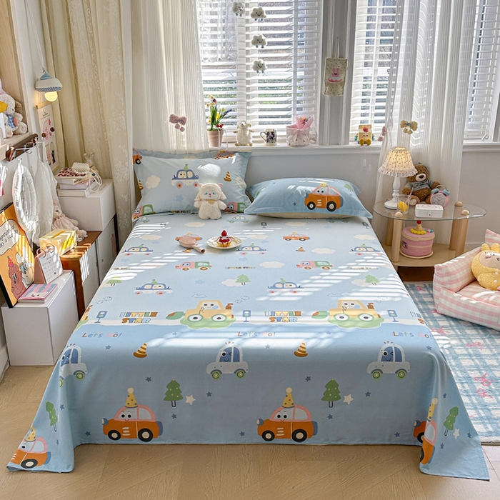 91家纺网 家纺一手货源 找家纺 （总）绵庭家纺 2026新款12868全棉纯棉印花系列床单单件单品床单单床单-第一批