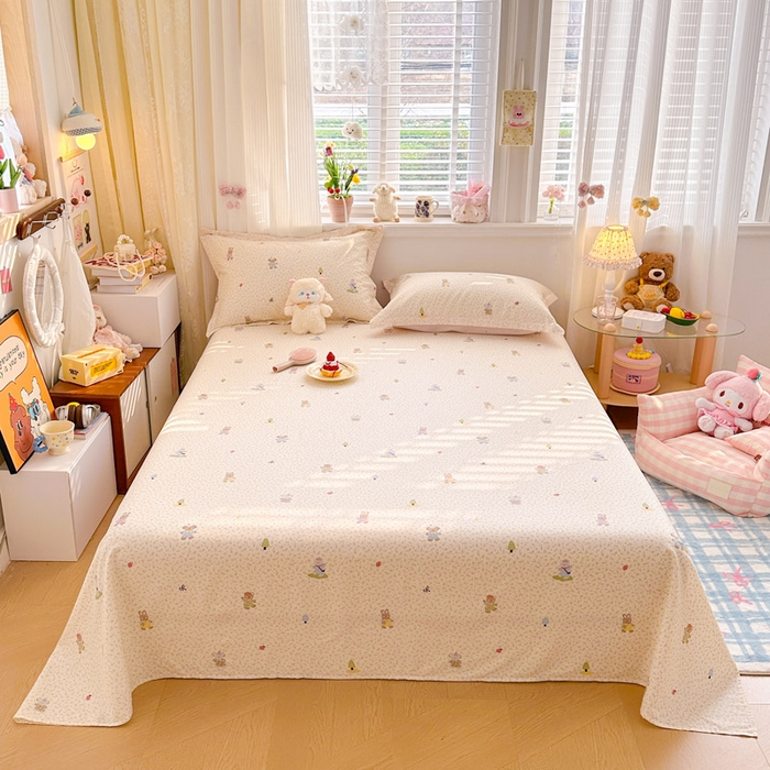 91家纺网 家纺一手货源 找家纺 （总）绵庭家纺 2026新款12868全棉纯棉印花系列床单单件单品床单单床单-第一批