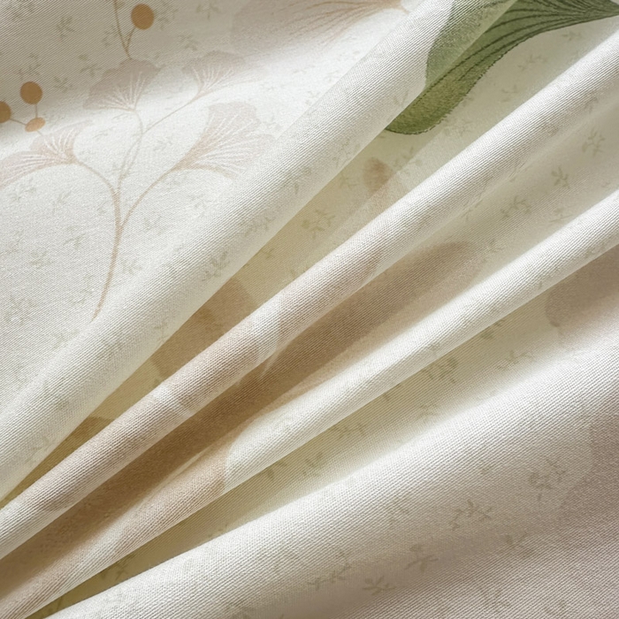 91家纺网 家纺一手货源 找家纺 绵庭家纺 2026新款12868全棉纯棉印花系列枕套单件单品枕套单枕套-第一批 银杏疏影