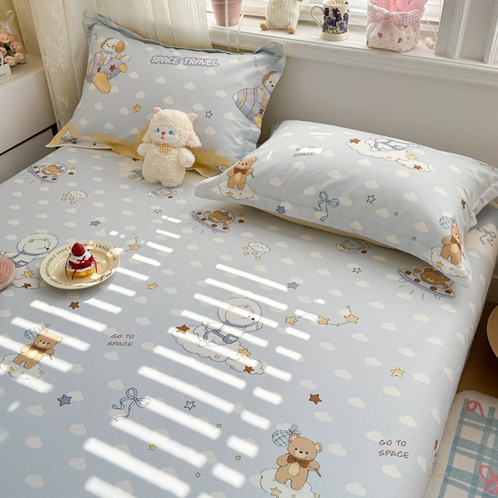 91家纺网 家纺一手货源 找家纺 绵庭家纺 2026新款12868全棉纯棉印花系列枕套单件单品枕套单枕套-第一批 汪汪宇航记