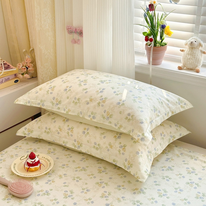 91家纺网 家纺一手货源 找家纺 绵庭家纺 2026新款12868全棉纯棉印花系列枕套单件单品枕套单枕套-第一批 青岚语