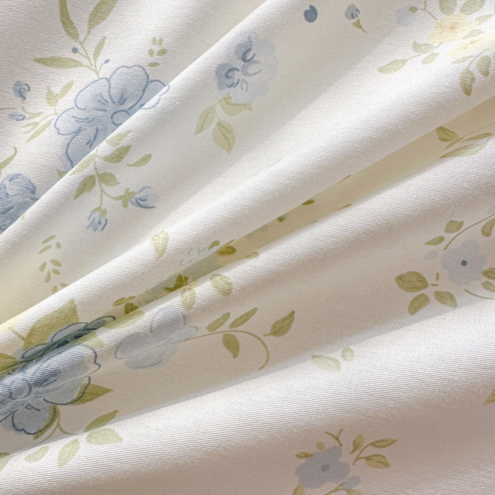 91家纺网 家纺一手货源 找家纺 绵庭家纺 2026新款12868全棉纯棉印花系列枕套单件单品枕套单枕套-第一批 苏林-米黄