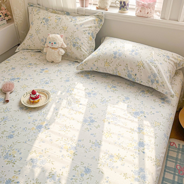 91家纺网 家纺一手货源 找家纺 绵庭家纺 2026新款12868全棉纯棉印花系列枕套单件单品枕套单枕套-第一批 苏林-米黄